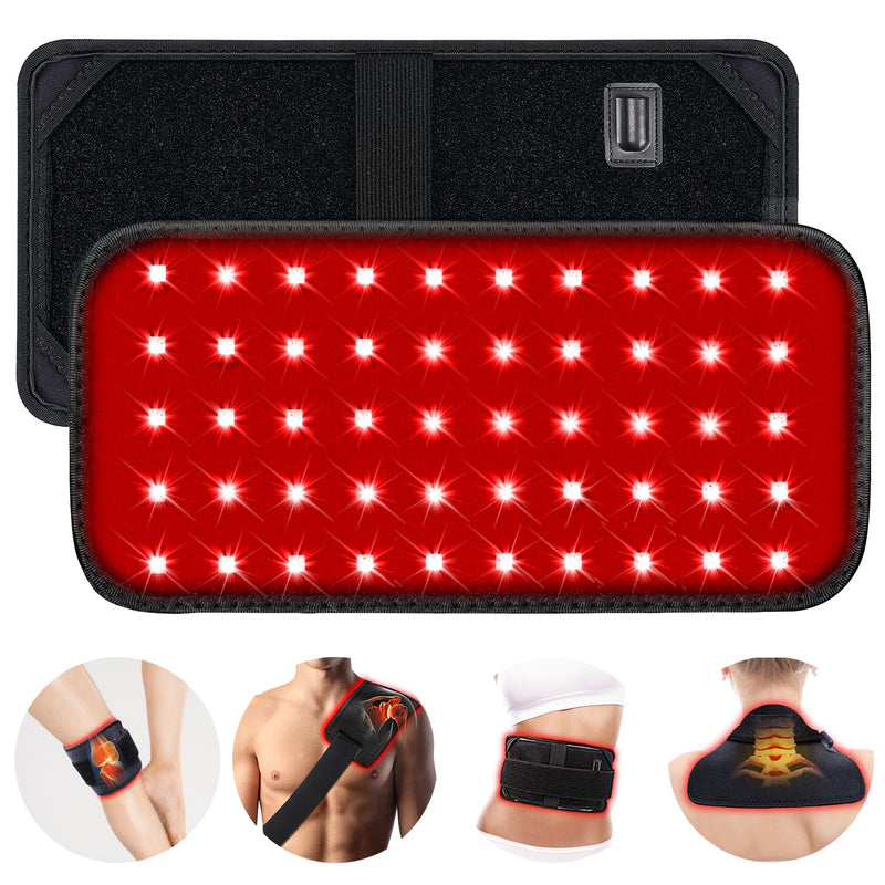 [Australia] - Red Light Therapy Belt, Infrared Light Therapy for Body, Wearable Wrap with Timer for Back Shoulder Waist Muscle Pain Relief, Improve Joint Inflammation, Red Light Therapy for Body L 
