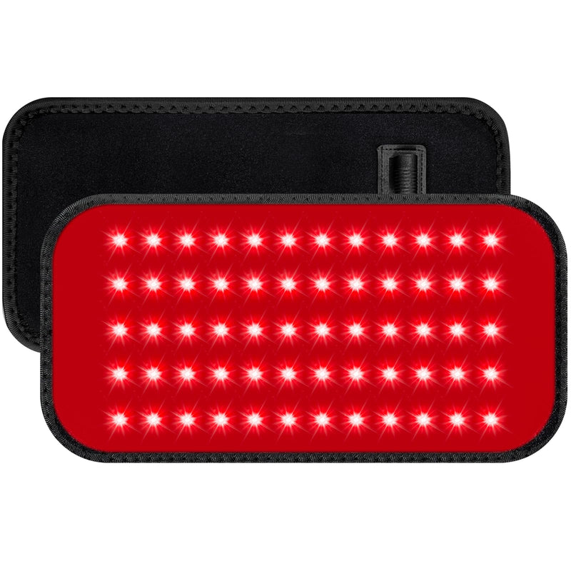 Red Light Therapy for Body, 660nm 850nm Infrared Light Therapy Pad, Wearable Wrap with Timer Remote Control for Back Shoulder Waist Knee, Infrared Light Device Home Use, 12.4'' x 5.7'' Large Area L