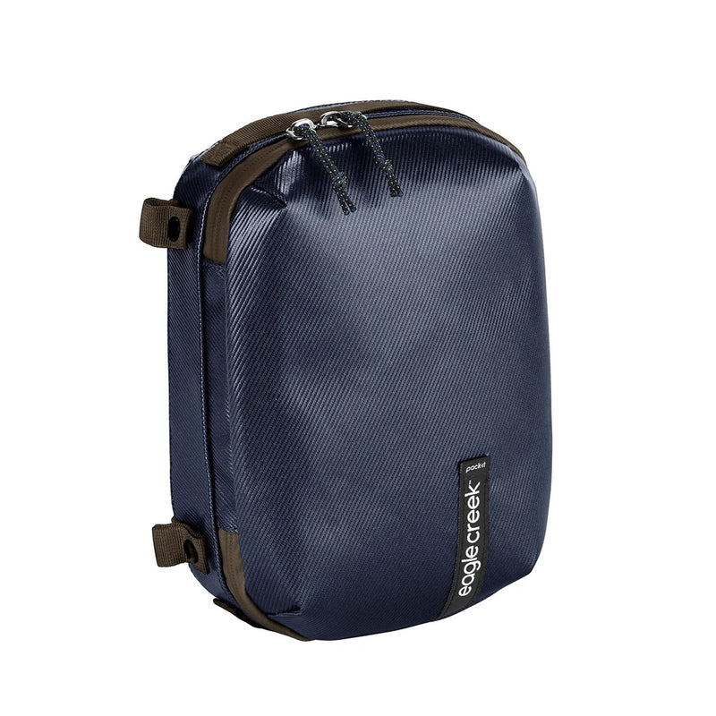 Eagle Creek Pack-It Gear Cube - Durable Packing Cube & Outdoor Travel Organizer to Keep Items Secure - Water Resistant - Easily Attachable - Easy Gripping - Small, Atlantic Blue
