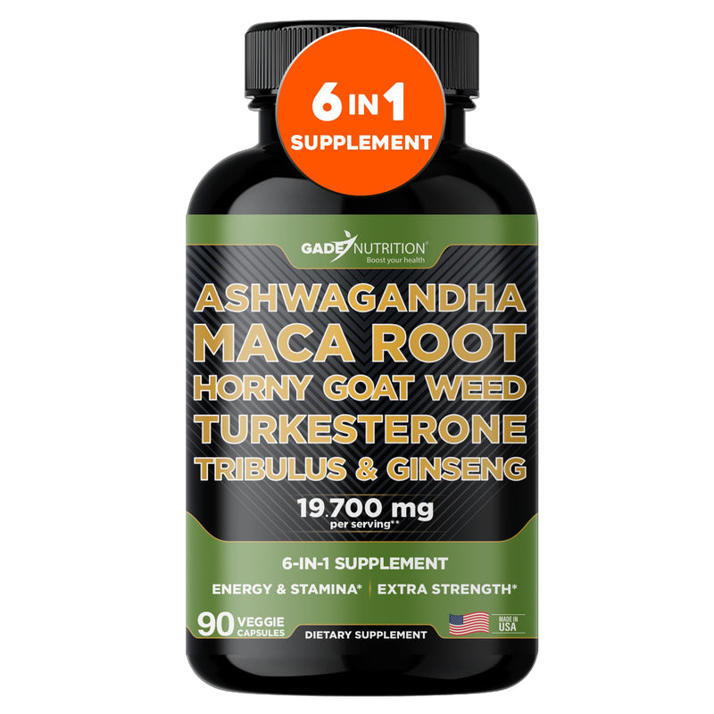 [Australia] - Ashwagandha - Maca Root - Horny Goat Weed - Turkesterone - Tribulus - Ginseng 