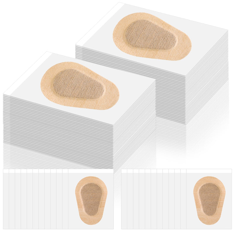 [Australia] - 80 Pcs Adhesive Eye Patches, Eye Patches for Adults Eye Pad Disposable Eyepatch Latex Free Adhesive Bandages for Baby Kids (Nude,3.3 x 2.3 Inch) Nude 3.3 x 2.3 Inch 