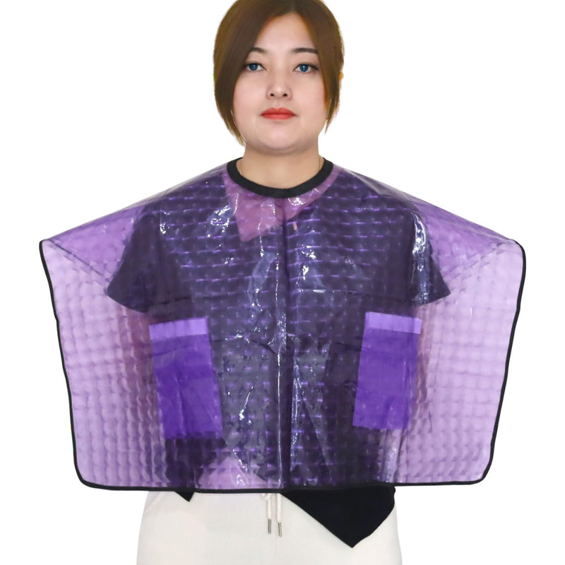 [Australia] - Waterproof Post Surgery Shower Cape Water-Resistant Post Surgery Garment for Mastectomy Chest Surgery Shoulder Surgery Shower Protection 