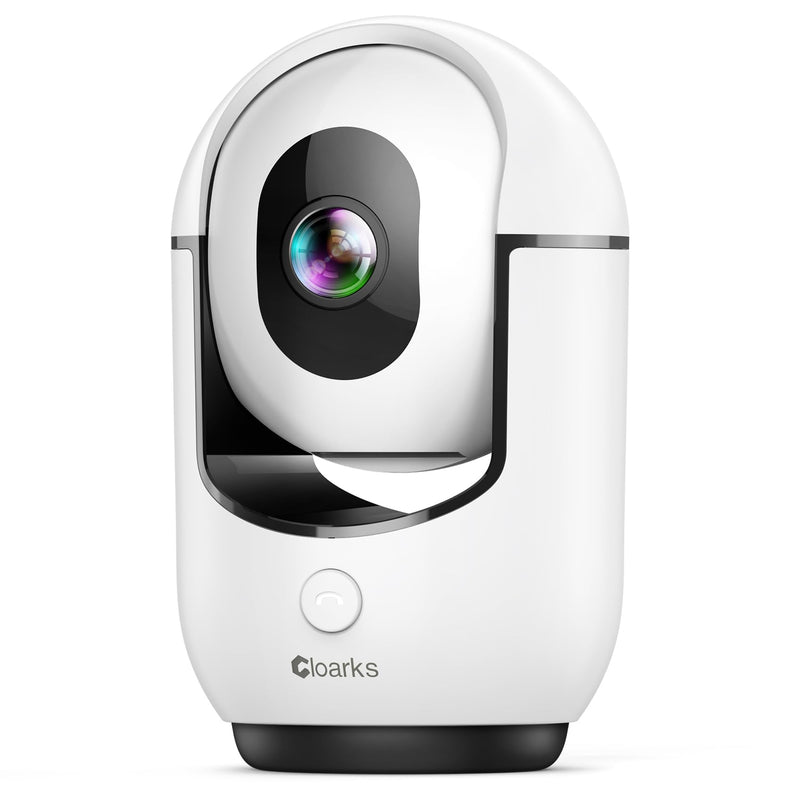 [Australia] - 2K Pan/Tilt Security Camera, WiFi Indoor Camera for Home Security with AI Motion Detection, Baby/Pet Camera with Phone App, Color Night Vision, 2-Way Audio, 24/7, Siren, TF/Cloud Storage White-2.4G 