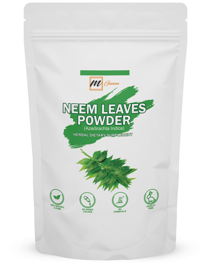 [Australia] - 100% Natural Neem Leaf/Azadirachta Indica Powder Ayurvedic Herb for Skin, Hair Care and Cosmetic Formulations 100 GMS / 0.22 LBS 