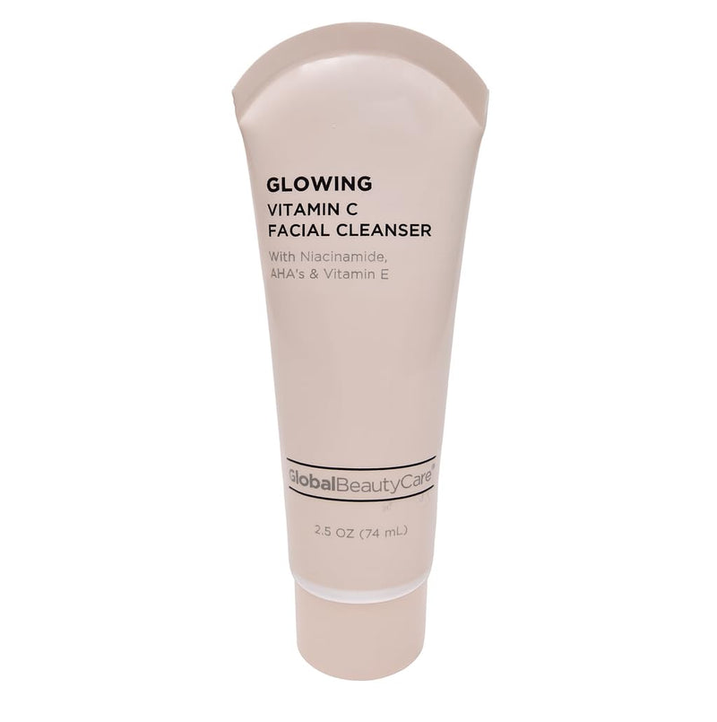 Global Beauty Care Vitamin C - Facial Cleanser with Niacinamide, AHA & Vitamin E, 1-Pack (2 fl oz)