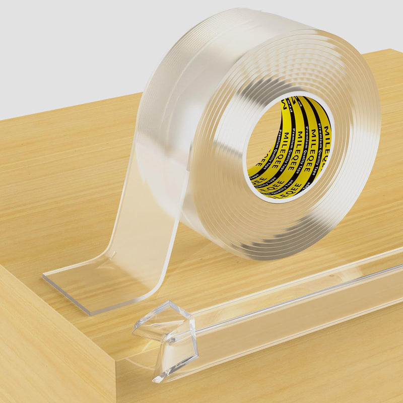 [Australia] - Clear Edge Protector Strip, 1.57in x 9.84FT, Sharp Edge Wrap Cover Tape, Self Adhesive Protective Bumper Guards for Cabinet Door Desk Glass Table Bed Furniture, Kitchen Countertop, Waterproof 