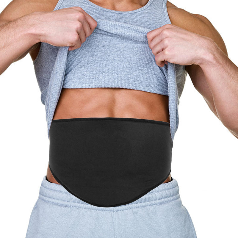 [Australia] - Ostomy Belt | Stealth Belt Ostomy Bag Cover | Ostomy Wrap for Sport & Swiming | Ostomy Support Belts for Men & Women | Colostomy Bag Cover Belt | Inner Pocket to Hold Ostomy Pouch | Ostomy Supplies -M Black Medium 