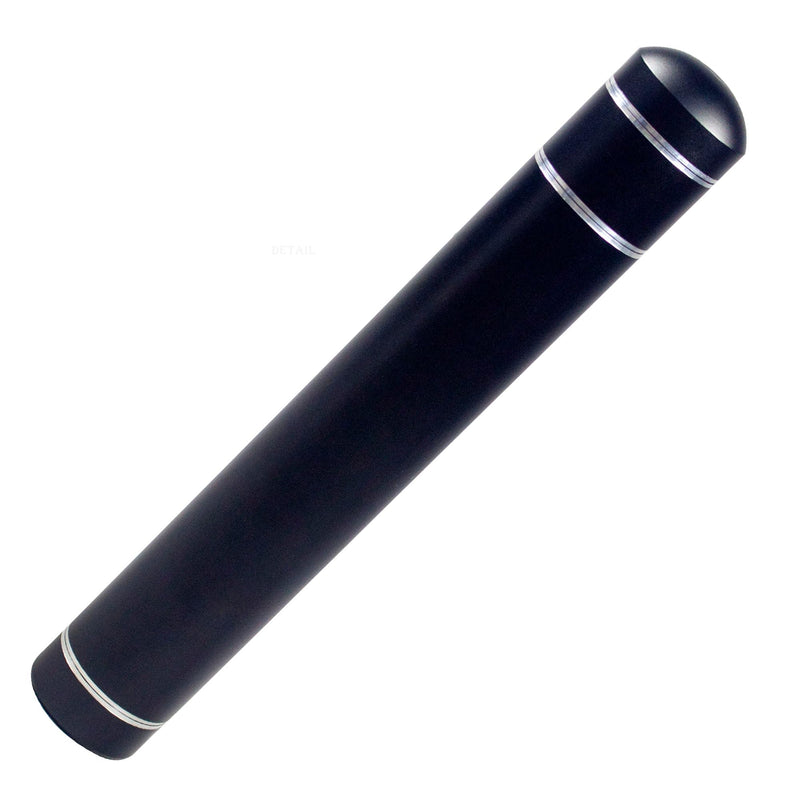 [Australia] - Cigar Tube, Aluminum Cigar Travel Airtight Single Cigar Holder Case (black) black 