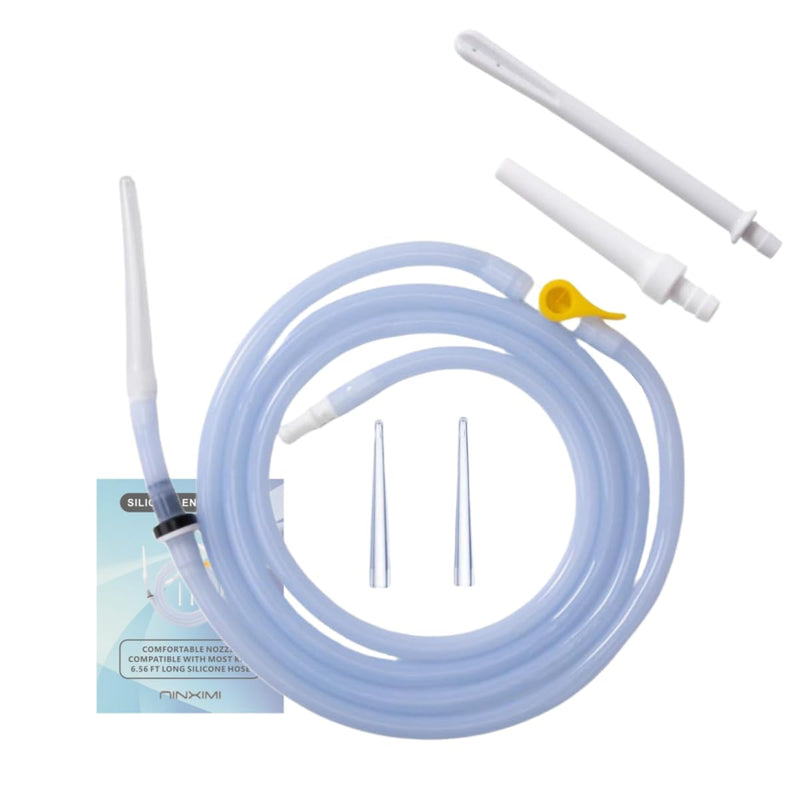 [Australia] - Enema Kit Replacement Part Silicone Enema Hose Colon Cleansing Accessories 