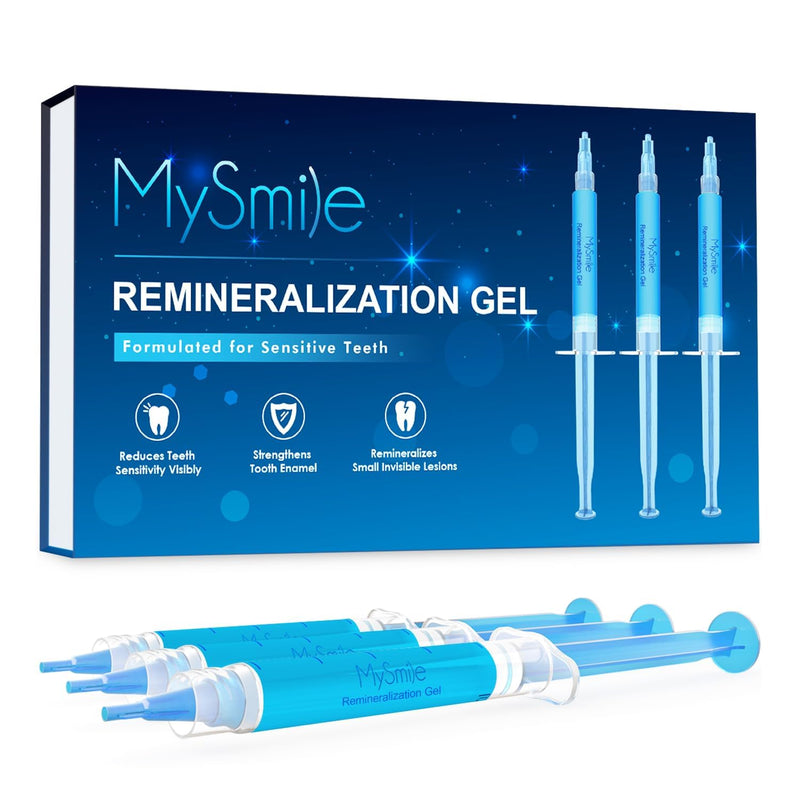 [Australia] - MySmile Remineralization Gel, Remineralizing Gel for Reduce Teeth Sensitivity After Teeth Whitening, Teeth Desensitizing Gel, Strengthen Tooth Enamel, Great for Sensitivity Treatment, 3ML*3PCS 1 Fl Oz (Pack of 3) 