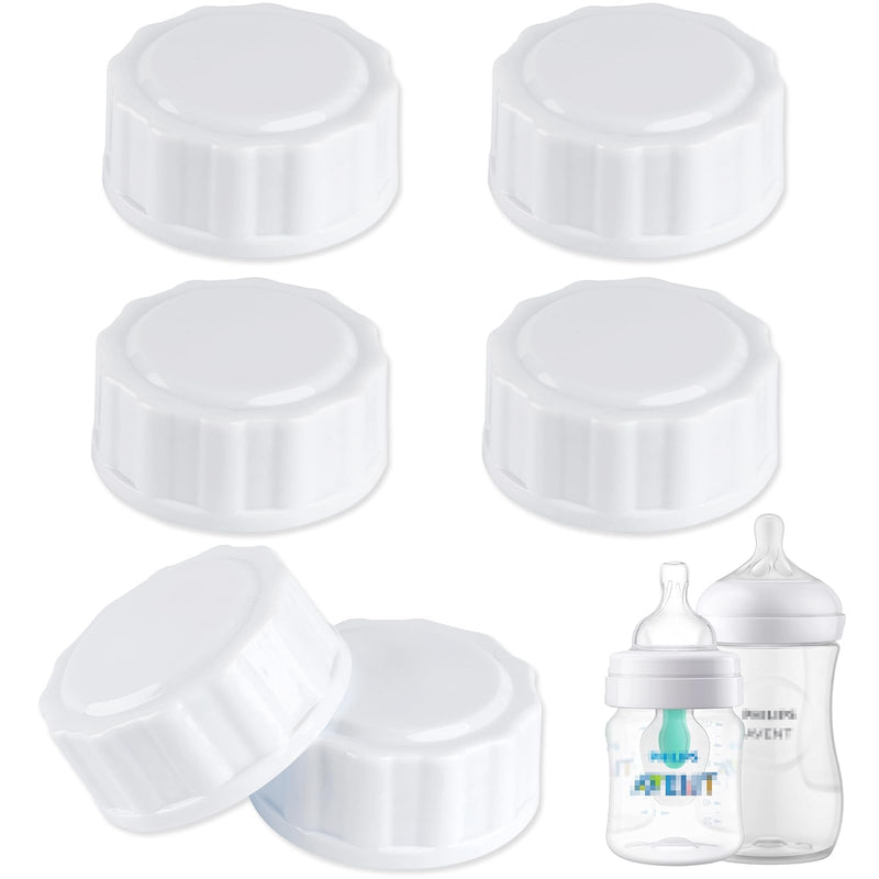 [Australia] - (6-PCs) Travel Bottle Caps Compatible with Avent Bottles, Bottle Lids Replacement 6 pk 