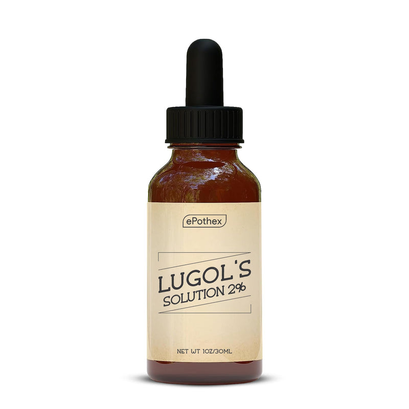 [Australia] - Lugol's Solution 2% 1oz glass dropper bottle. Contains Potassium Iodide and Iodine, 30ml Unflavored 1 Fl Oz (Pack of 1) 
