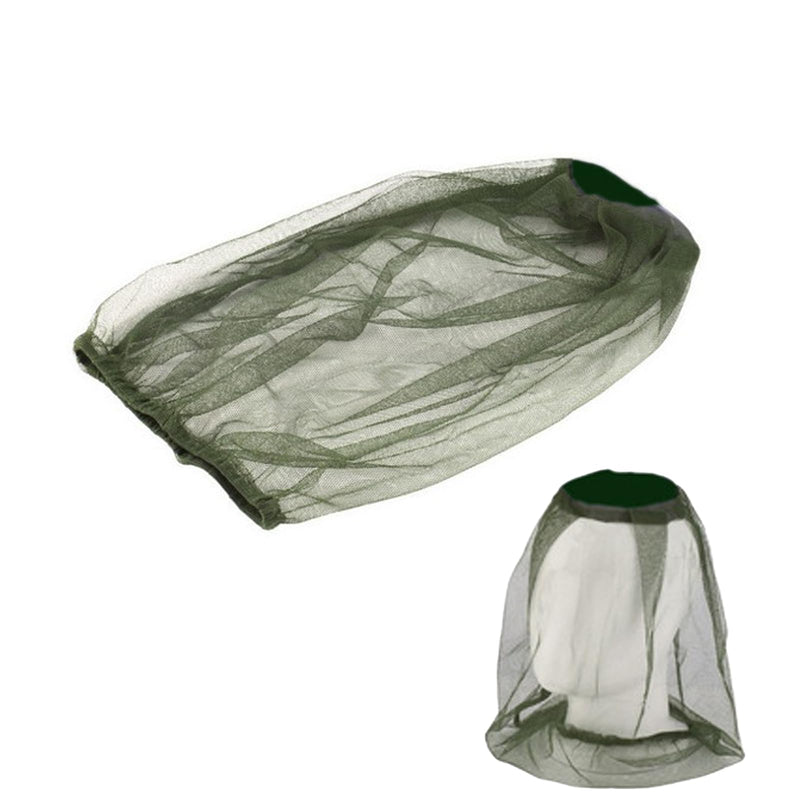 [Australia] - Mosquito Head Net Head Mesh with Extra Fine Holesfor Protecting from Insect Bug Bee Mosquito Gnats, Face Netting for Camping/Hiking/Fishing 