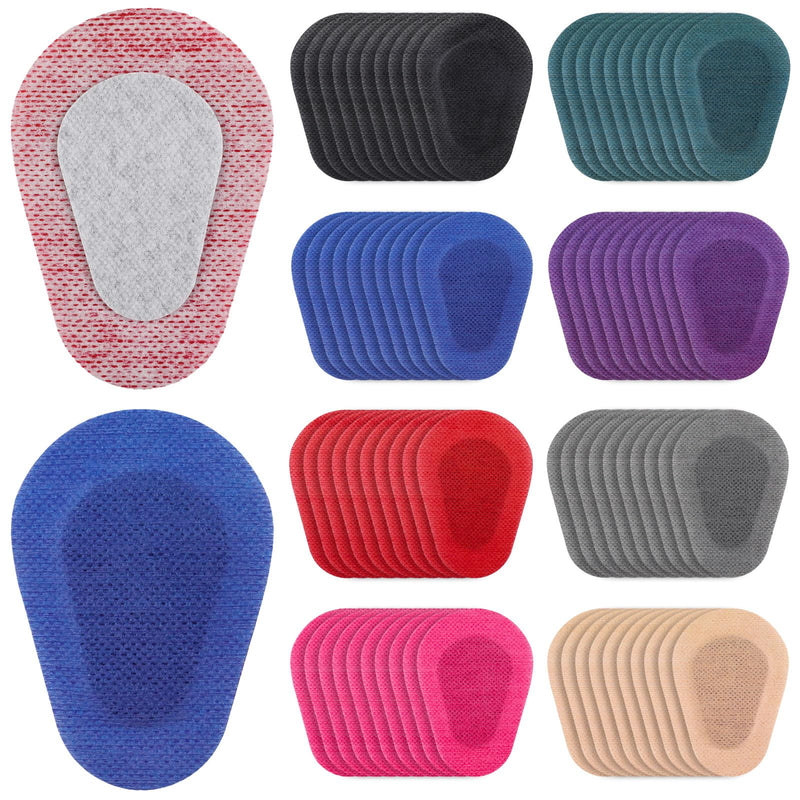 [Australia] - 80 Pcs Adhesive Eye Patches, Disposable Eye Pads for Adults Latex Free Adhesive Bandages(3.3 x 2.3 Inch,Mixed Colors) Mixed Colors 3.3 x 2.3 Inch 