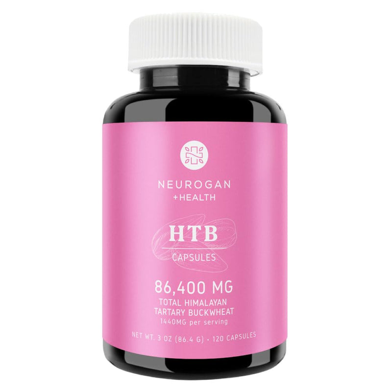 [Australia] - Neurogan Pure & Potent Himalayan Tartary Buckwheat (HTB) Capsules - 720mg, 60 day supply - Supports Digestive Wellness* - Gluten-Free, 84,000mg Total HTB - Lab Tested, Made in USA 