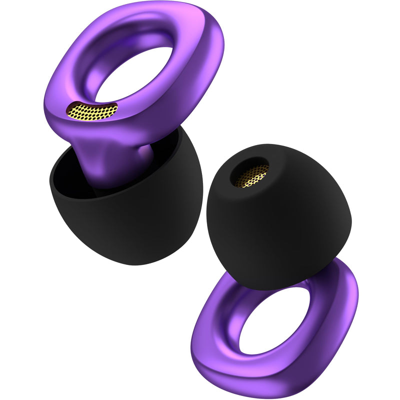 [Australia] - Style Ear Plugs for Noise Reduction, Reusable High Fidelity Earplugs for Concerts, Musicians, Motorcycles, Study, Parent, Party, Flights & Noise Sensitivity, 18-29dB Noise Cancelling (Violet) Violet 