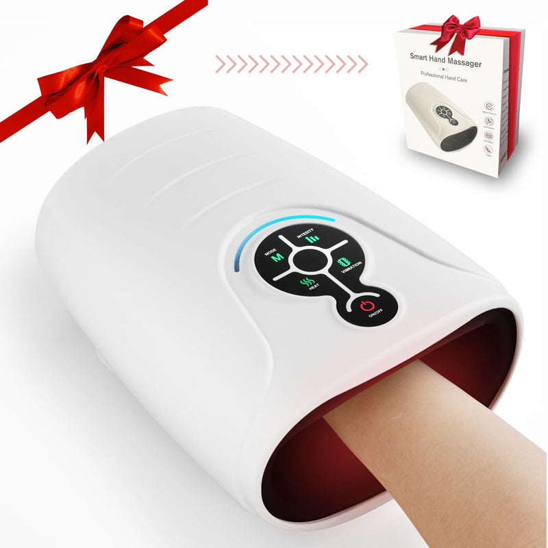 [Australia] - AERLANG Birthday Gifts for Women Husband Gifts Hand Massager Hand Massage Machine with Heat and Compression Electric Hand Massager for Arthritis and Carpal Tunnel Cordless Massagers, Gift for Men mom New touch screen 