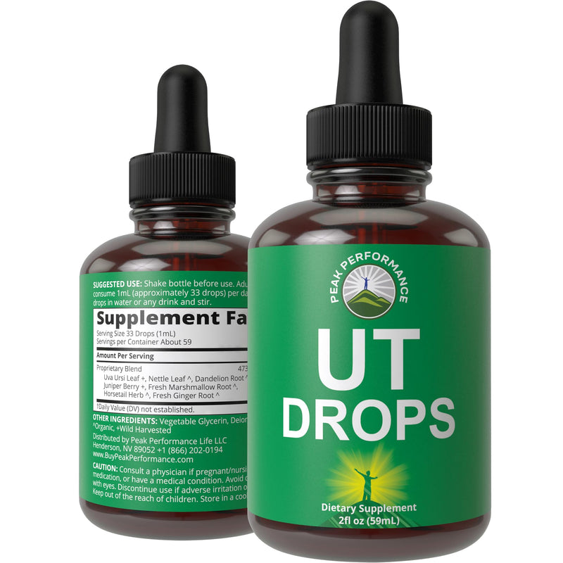 [Australia] - Urinary Tract Health UTI Herbal Treatment For Women. Vegan Kosher Bladder Relief Liquid Supplement Drop with Wild Harvested Uva Ursi Leaf, Organic Nettle Leaf & Dandelion Root, Juniper, Horsetail Herb 