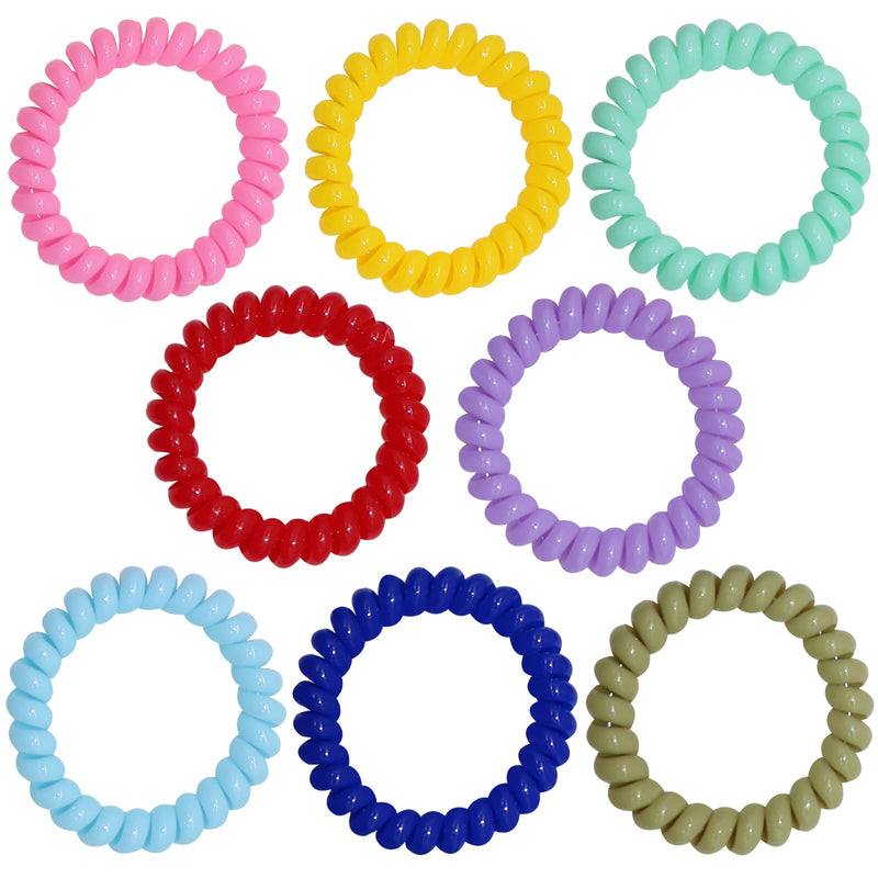 [Australia] - Sensory Chew Bracelets for Boys and Girls, 8 Pack Stretchy Coil Bracelet Fidget Toys for Kids with Autism ADHD SPD or Special Needs, Oral Motor Aids Jewelry Reduce Teething Biting and Anxiety 