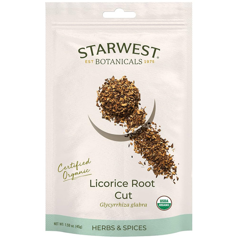[Australia] - Starwest Botanicals Licorice Root Cut Organic Eco-Friendly (1.59 oz) 