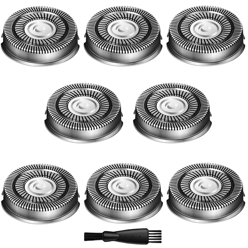 [Australia] - Shaver Replacement Blades for Pitbull Skull Shaver Replacement Blades,Compatible with Skull Carver Pitbull Gold PRO/Platinum PRO/Silver PRO Pitbull Gold Replacement Blades 4 Head,with Brush,8 Pcs.… 8 Pcs Silvery 