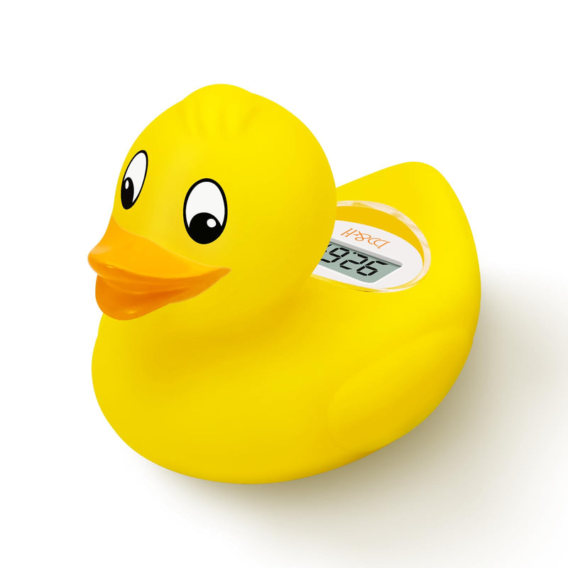 [Australia] - b&h Digital Duckling Baby Bath Thermometer, Infant Safe Floating Water Temperature Thermometer and Baby Bath Time Toy – Easy to Read Display | BPA-Free 