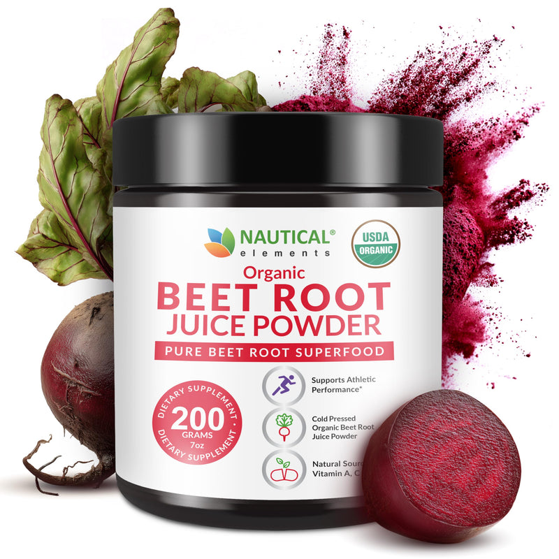 [Australia] - Beet Juice Powder Organic - Cold Pressed - 20:1 Concentrate - Concentrated Beet Root Powder - Nitric Oxide - Circulation Support - 57 Servings of Beet Root Supplement - 7oz 7 Ounce (Pack of 1) 