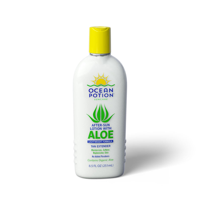 Ocean Potion After Sun Lotion with Aloe Vera, Hydrating Moisturizing Body Lotion for Dry Skin, Lightweight Aloe Vera Lotion with Vitamin E, Paraben-Free After Sun Care, 8.5 oz 8.5 Fl Oz (Pack of 1)