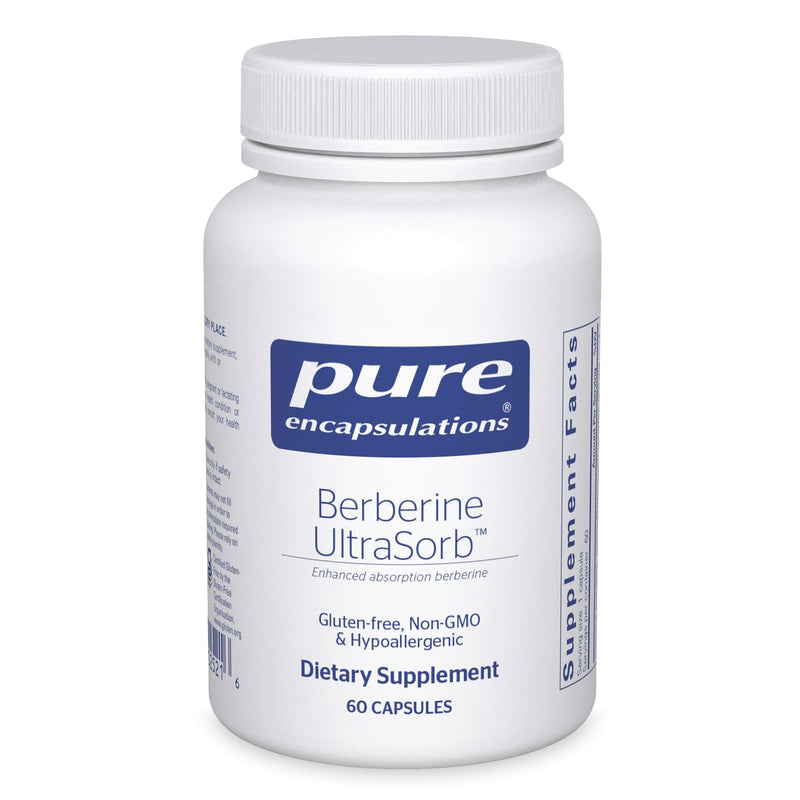 [Australia] - Pure Encapsulations Berberine UltraSorb - Enhanced Absorption Berberine Phytosome 550 mg - Supports Metabolic & Cardiometabolic Health* - 60 Capsules 