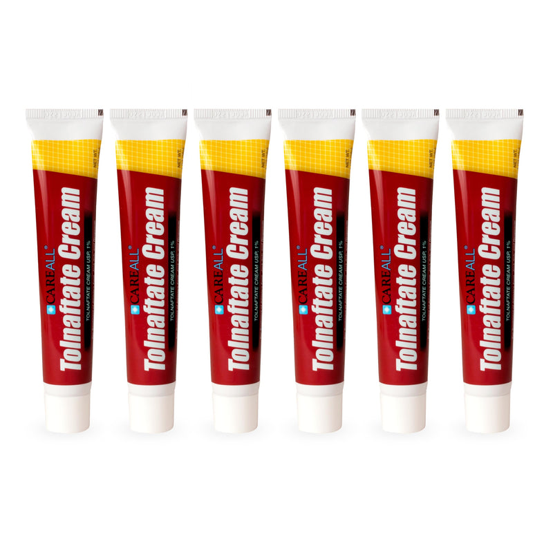 [Australia] - CareAll Tolnaftate Cream USP 1%, 1.0 oz Tube (6 Pack), Effective Antifungal Treatment for Athlete’s Foot, Jock Itch, Ringworm. Relief from Itching. Compare to The Leading Brand. 