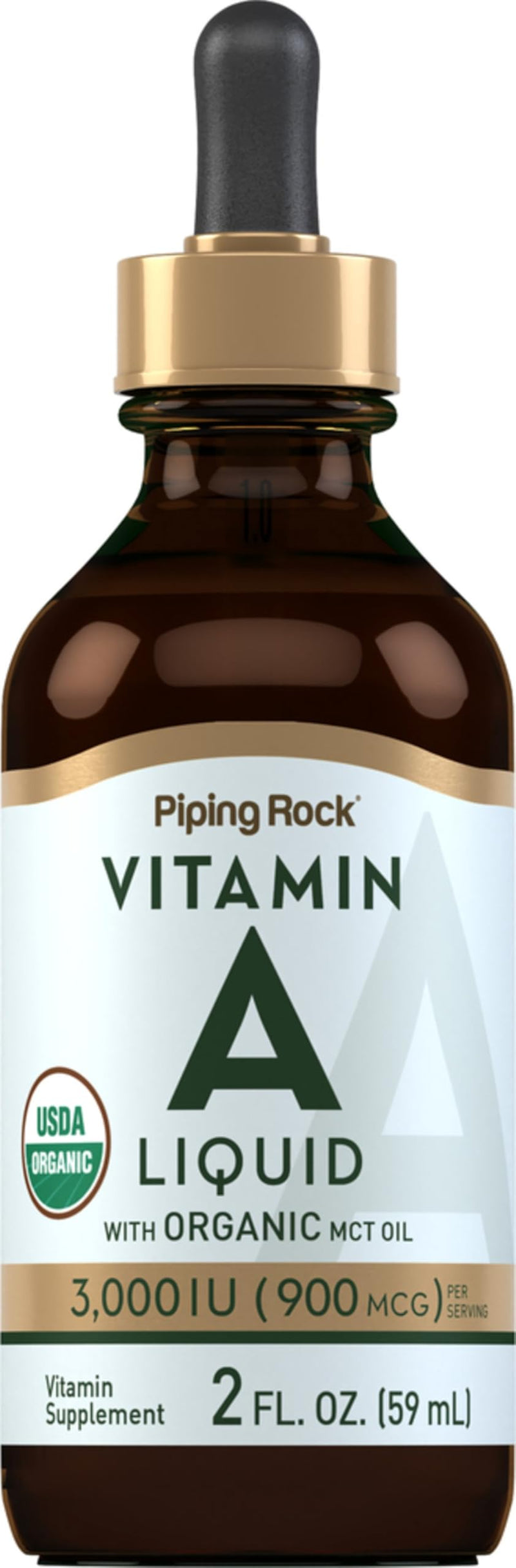 [Australia] - Piping Rock Vitamin A Liquid | 2 fl oz | Non-GMO, Gluten Free Supplement 