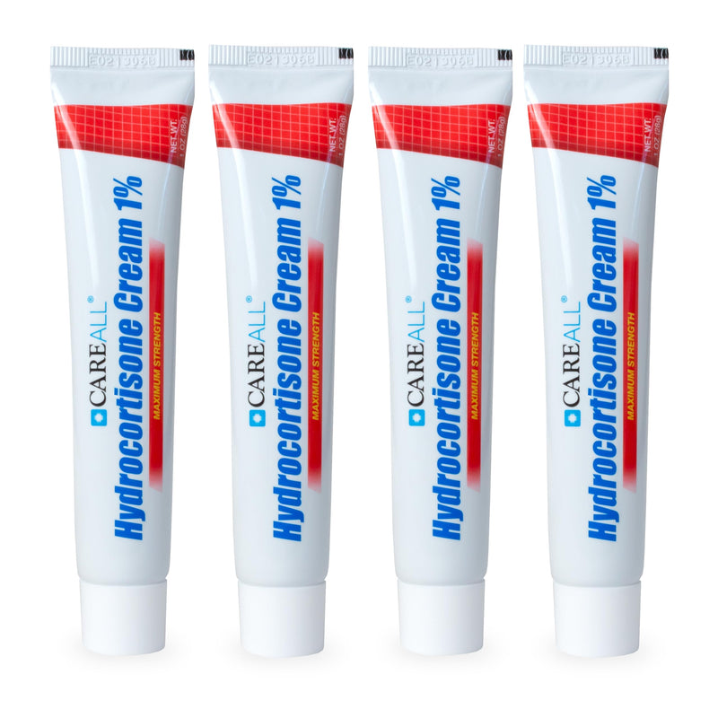 [Australia] - CareAll Hydrocortisone 1%, 1oz Tube (Pack of 4), Maximum Strength Anti-Itch Cream, Relief from Itching and Redness from Bug Bites, Eczema, Psoriasis, Poison Ivy, Oak and Sumac 