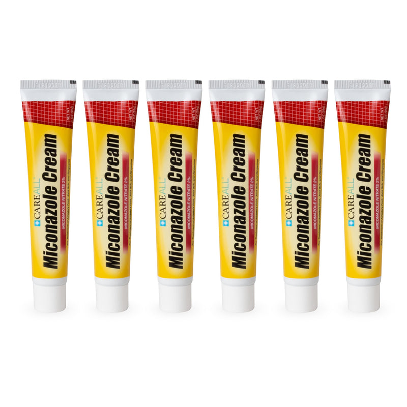 [Australia] - CareAll Miconazole Nitrate 2% Antifungal Cream 1.0 oz. (6 Pack), Clinically Effective Treatment for Most Athlete’s Foot, Jock Itch, Ringworm, Sooths and Relieves from These Conditions 