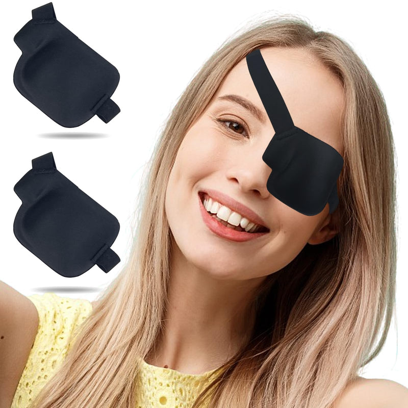 [Australia] - Eye Patch, 2PCS Medical Eye Patches for Adults Kids, 3D Amblyopia Lazy Eye Patches for Left Eye (left) 