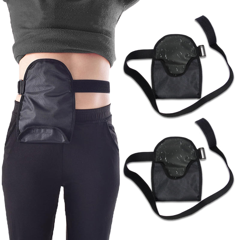 [Australia] - 2 Pack Waterproof Ostomy Bag Covers Universal Colostomy Bags Shower Cover for Ileostomy Ostomy Supplies Adjustable Stoma Pouch Protector for Men & Women 