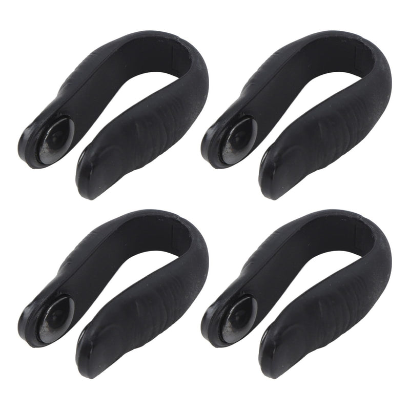 [Australia] - Dioche 4pcs Migraine Relief Clip, Acupressure Hand Clip, Wearable Magnets Headache Migraine Relief Clip, Supporting Acupressure Relaxation, Stress Alleviation Black 