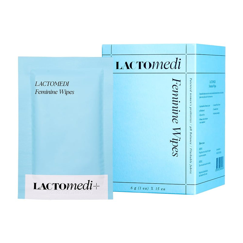 [Australia] - Feminine Wipes | Unscented Feminine Wipes | Individually Wrapped | pH-Balanced Feminine Wipes | Flushable Wipes for Sensitive Skin | 1Box x 15pcs 15 Count (Pack of 1) 
