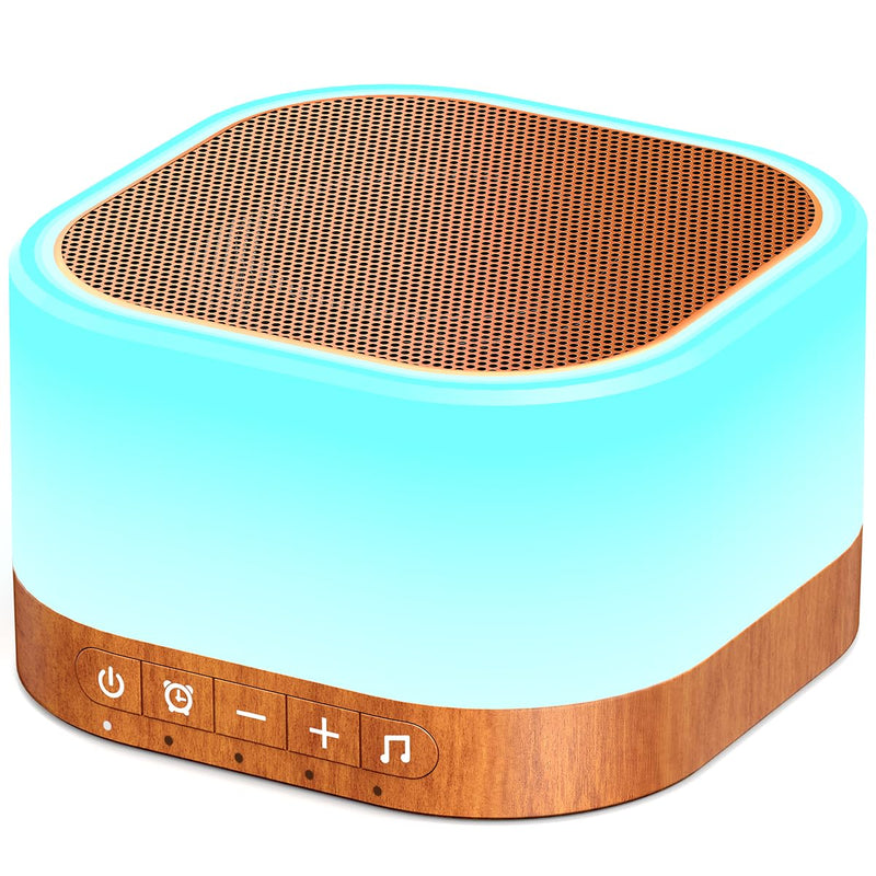 [Australia] - Sound Machine White Noise Machine with 25 Soothing Sounds 12 Colors Light with 10 Adjustable Levels 32 Adjustable Volumes 5 Timers Sleep Therapy for Adults Kids Baby Portable for Office Travel 