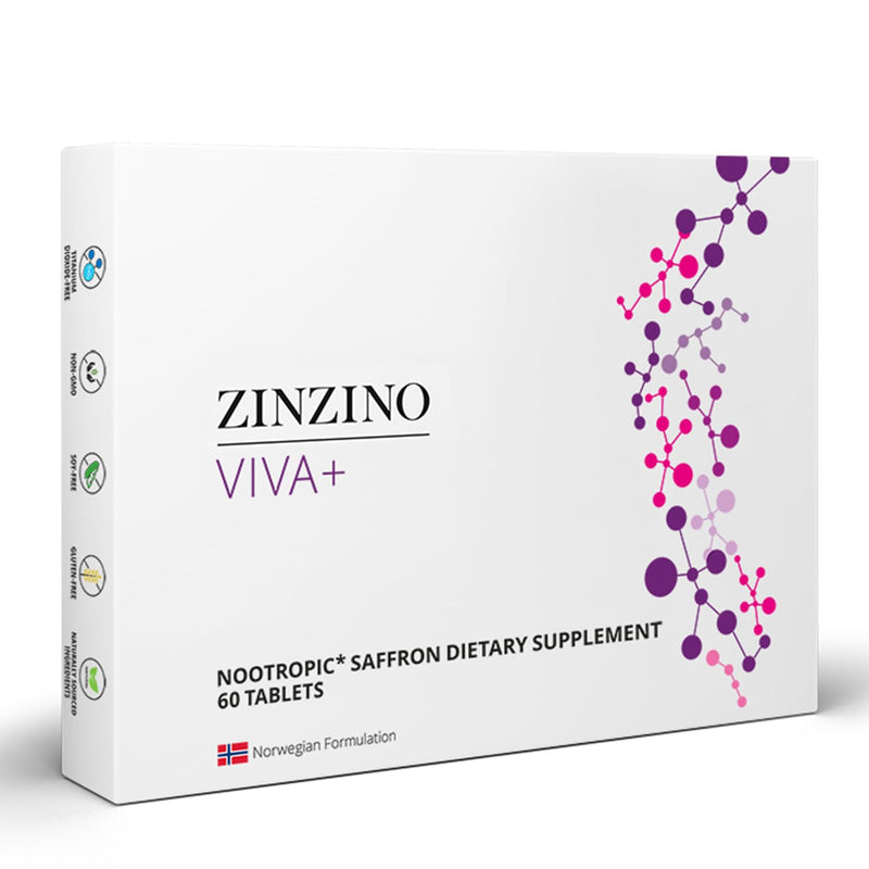 ZINZINO - Viva+ Daily Supplement - 60 Tablets | Contains Iodine, Vitamin C, Magnesium, B Vitamins, And Plant Extracts In A Convenient Daily Tablet Formula