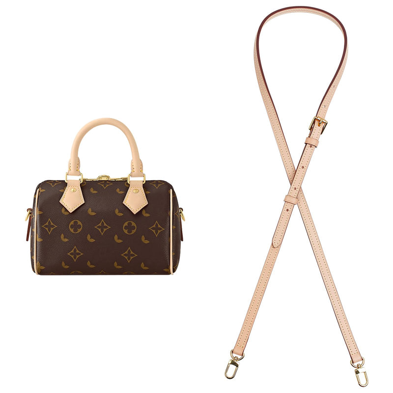 Genuine Vachetta Leather Strap Replacement Adjustable Crossbody Handbag Shoulder Purse Strap for Speedy Bags(APRICOT-Width:0.43in,Adjustable Length:39.4-47.2in) Apricot-width:0.43in&adjustable Length:39.4-47.2in