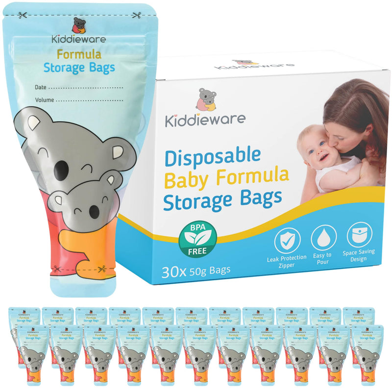 [Australia] - 30 Pack Baby Formula Storage Bags Dispenser Disposable Baby Formula Container 