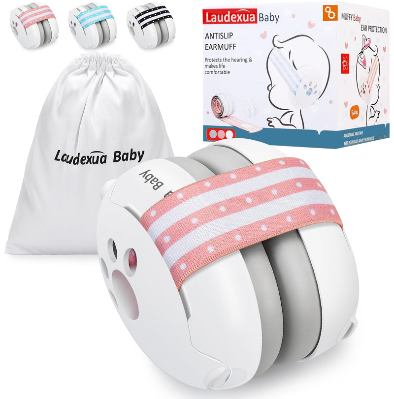 [Australia] - Baby Ear Protection, Noise Cancelling Headphones for Babies and Toddlers Up to 36 Months Pink 