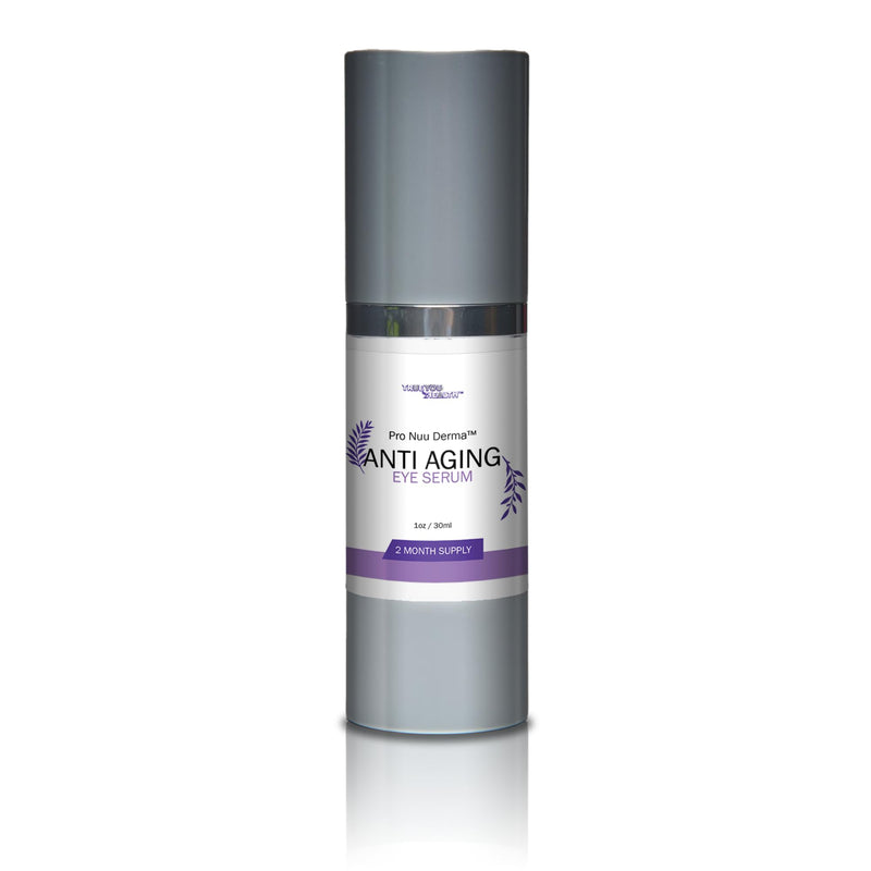 Pro Nuu Derma Serum - 2 Month Supply Anti Aging Serum - Our Best Eye Serum - Improve Dark Circles & Wrinkles with Anti Aging Vitamin C Anti Wrinkle Serum - Anti Aging Eye Serum to Aid Skin Stem Cells