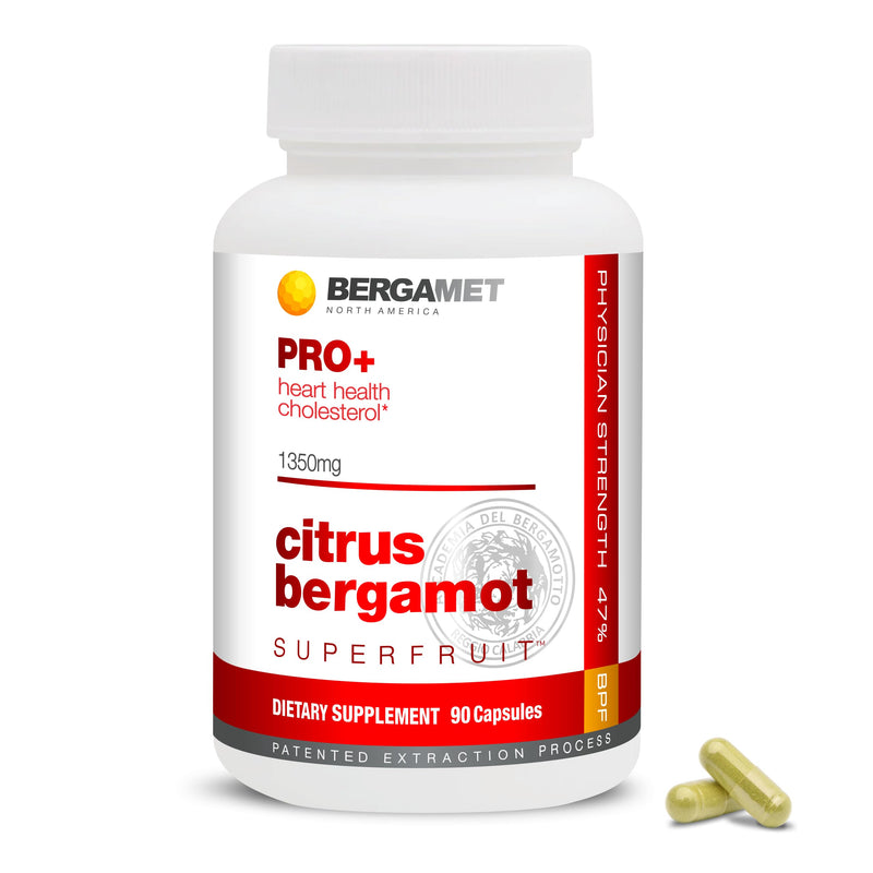 [Australia] - Citrus Bergamot SuperFruit PRO+ with 200mg Olive Leaf Extract - 47% BPF - 80% Polyphenols - 1350mg per Serving - Worlds Strongest - Backed by Clinical Studies - Made in The USA - 90 Caps 90 Count (Pack of 1) 