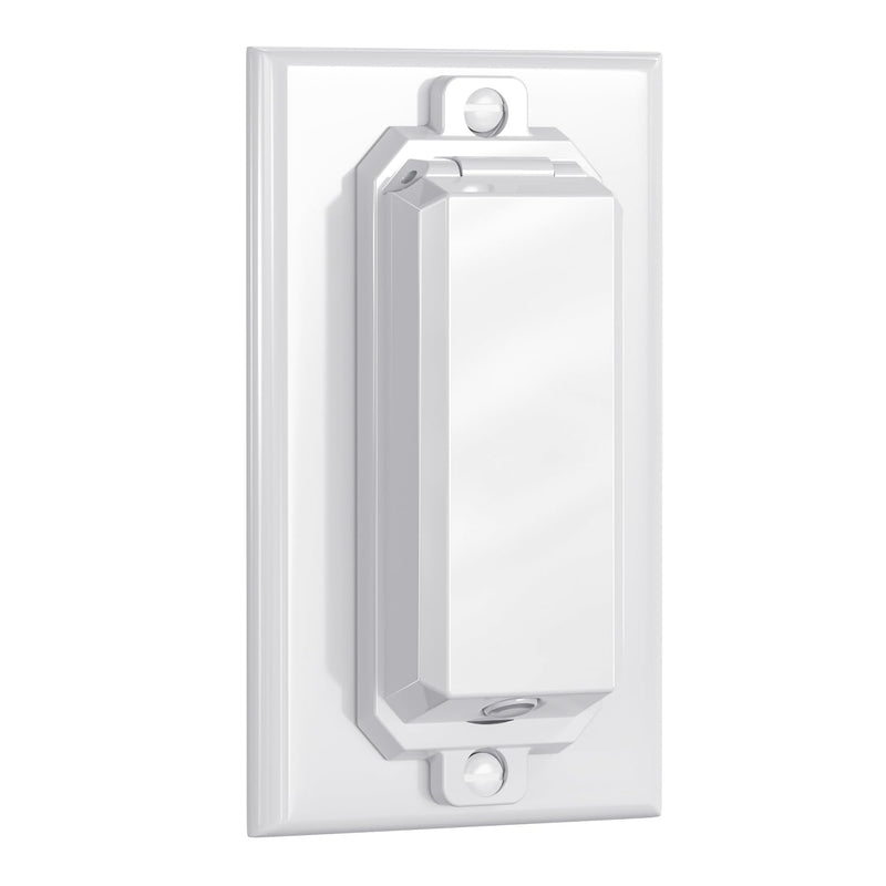 [Australia] - Light Switch Cover Guard, Child Proof Wall Switch Cover Protects Your Lights or Switches from Being Accidentally Turned ON or OFF by Children and Adults, Rocker Style (White, 2 Pack) 