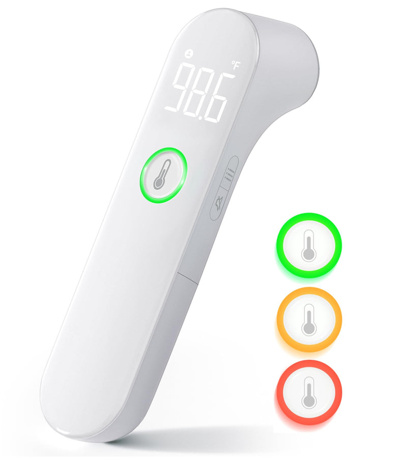 [Australia] - Thermometer for Adults and Kids, Fast Accurate Baby Thermometer with Fever Alarm & Mute Mode, FSA eligible, Lifetime Support -Take Quick Temperature Easily White 