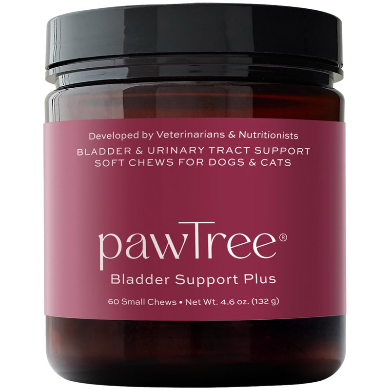pawTree Bladder Support Plus for Dogs and Cats - Bladder & Urinary Tract Wellness Supplement - with D-Mannose, Cranberry, Glucosamine and Marshmallow Root to Support Bladder Health (Small/Medium) Small/Medium - PawsPlanet Australia