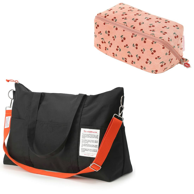 VanFn Duffle Bags & Cosmetic Bags, Women Sports Gym Bag, Travel Totes Duffel Bag, Travel Toiletry Bag for Girls Make Up Bag Brush Bags Toiletry Bag P.Travel Series