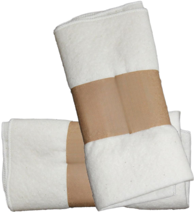 [Australia] - 2 Pcs Organic Cotton Flannel for Castor Oil Pack Wrap, Reusable Castor Oil Compress for Liver Detox, Castor Oil Pads for Abdomen, Joints & Other Areas 