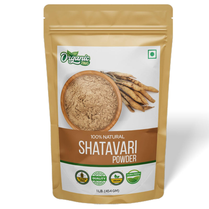 [Australia] - Organic Shatavari Powder for Health 16 oz (454 gram) Pack of 1 1 Pound (Pack of 1) 